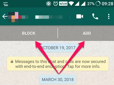 How to block contacts or unknown numbers on Whatsapp? | DaiClick.com